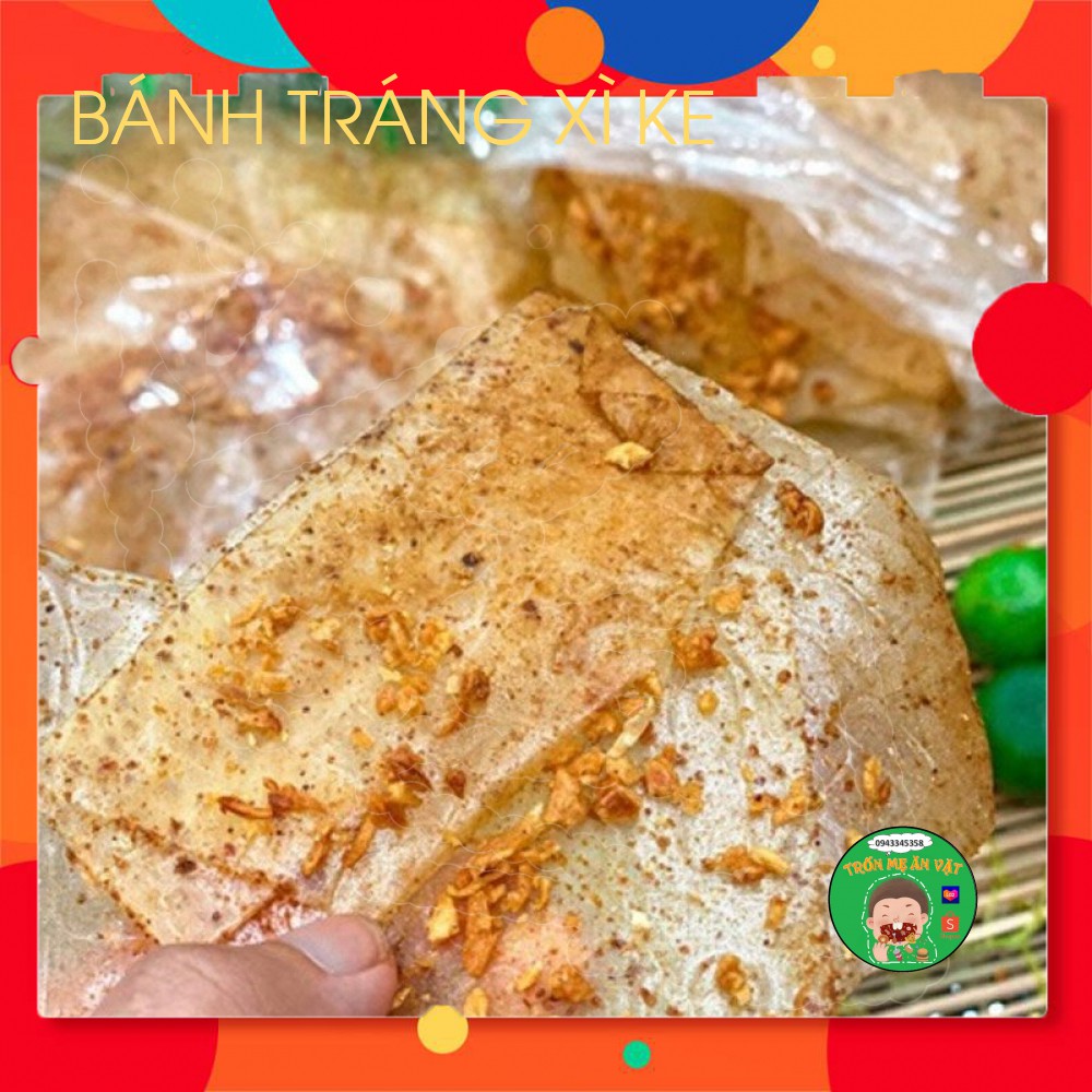 [NGON] Bánh Tráng Muối Nhuyễn Xì Ke Muối Tỏi - Bánh Tráng Trộn Phơi Sương Xike Tây Ninh