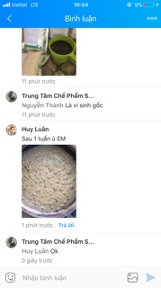 Chế phẩm EM gốc dạng bột