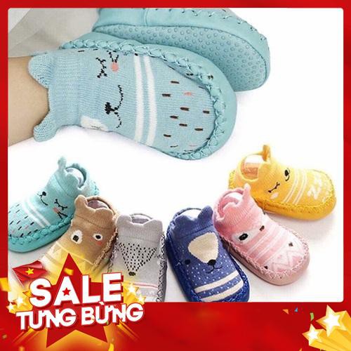 Giày, Vớ Tập Đi Chống Trượt Kiêm Tất Cho Bé Trai Và Bé Gái - Hàng nhập khẩu