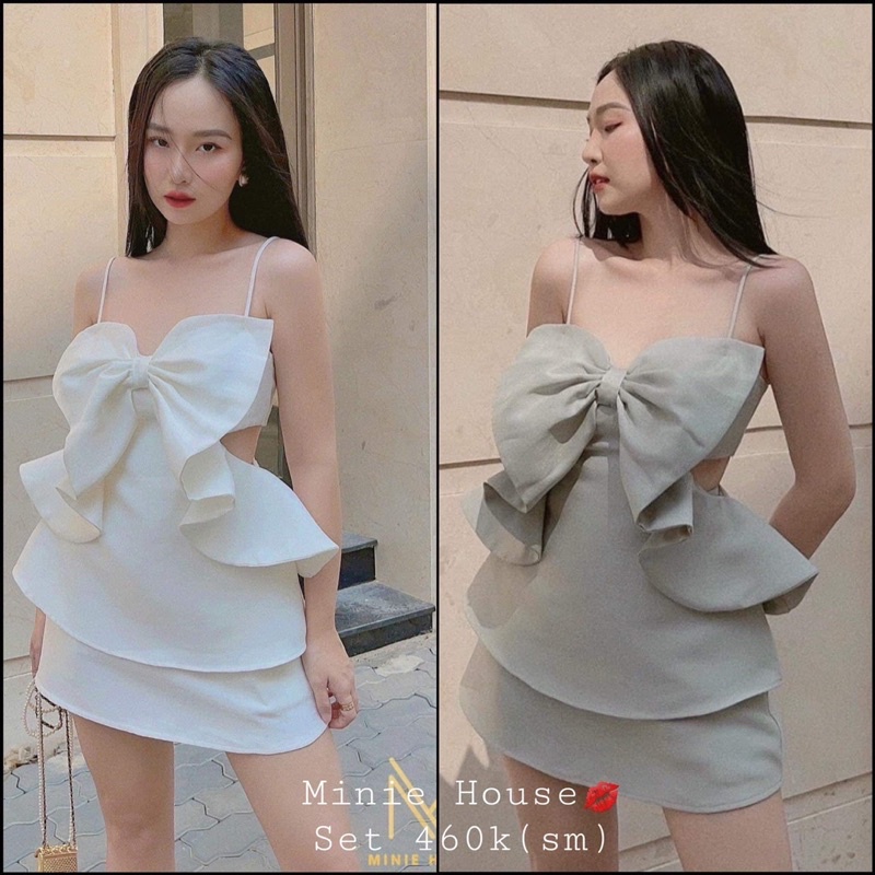 Set 2 dây nơ- Trúc Minnie, new 100%, tag mac đầy đủ, pass lại