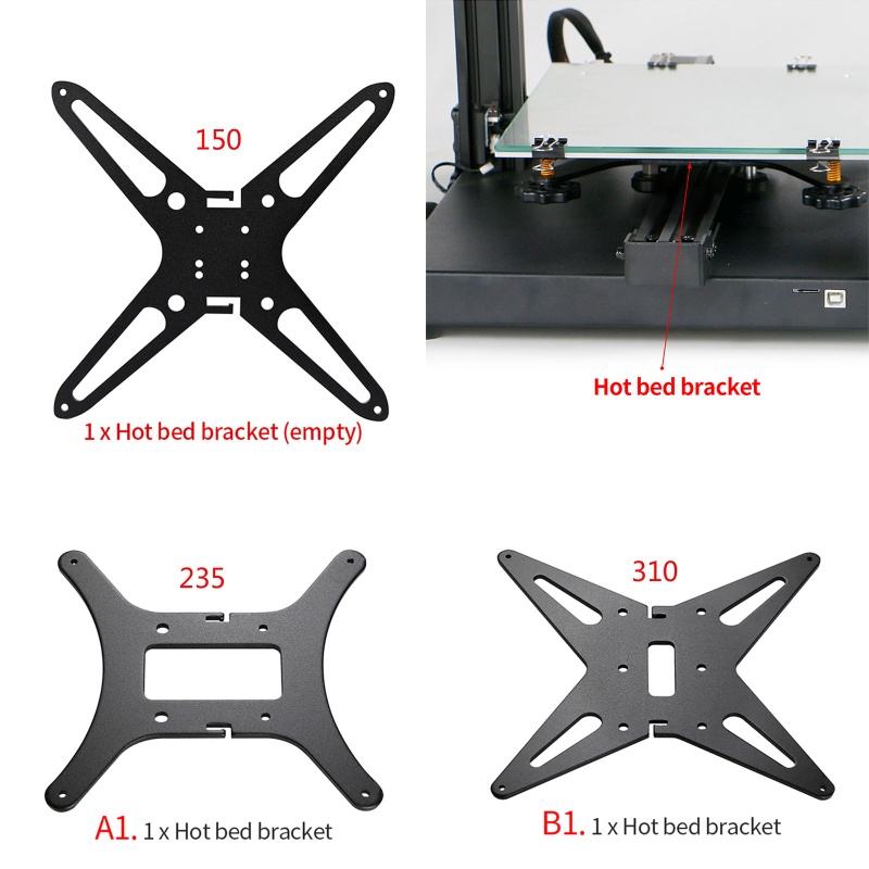 Giá Đỡ Trục YAxis 150mm 235mm 310mm Chuyên Dụng Cho Máy In