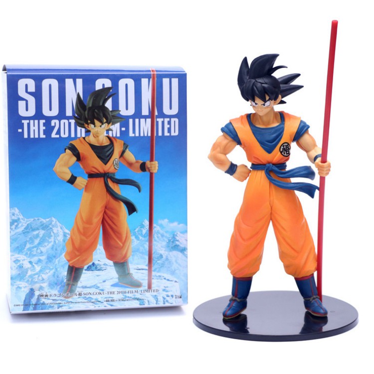 Đồ chơi trẻ em mô hình songoku cỡ lớn cao 27cm phiên bản giới hạn kỷ niệm 20 năm Figure Songoku