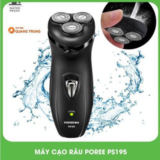 Máy cạo râu 3 lưỡi Poree PS195 cao cấp