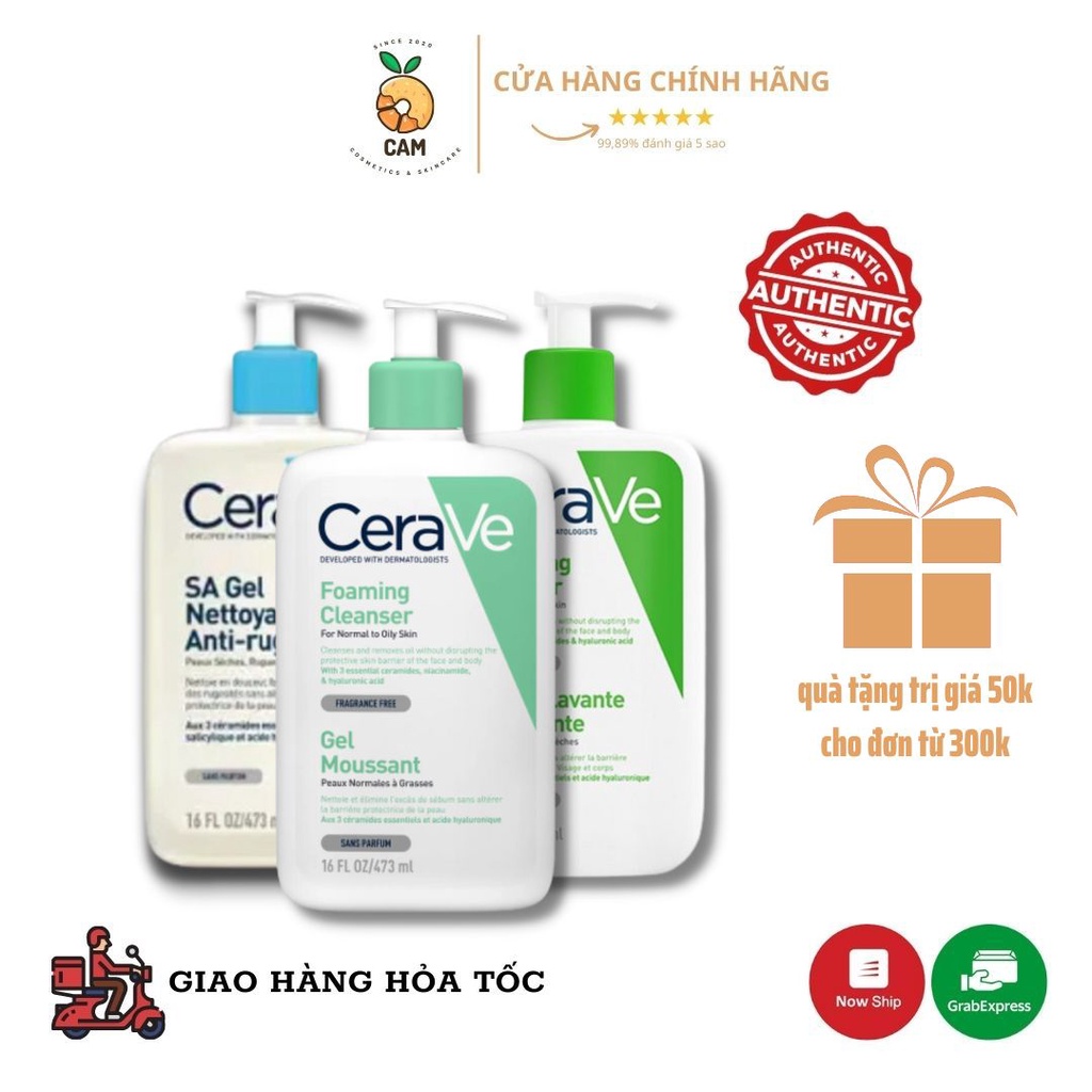 Sữa rửa mặt dịu nhẹ cho mọi làn da CeraVe