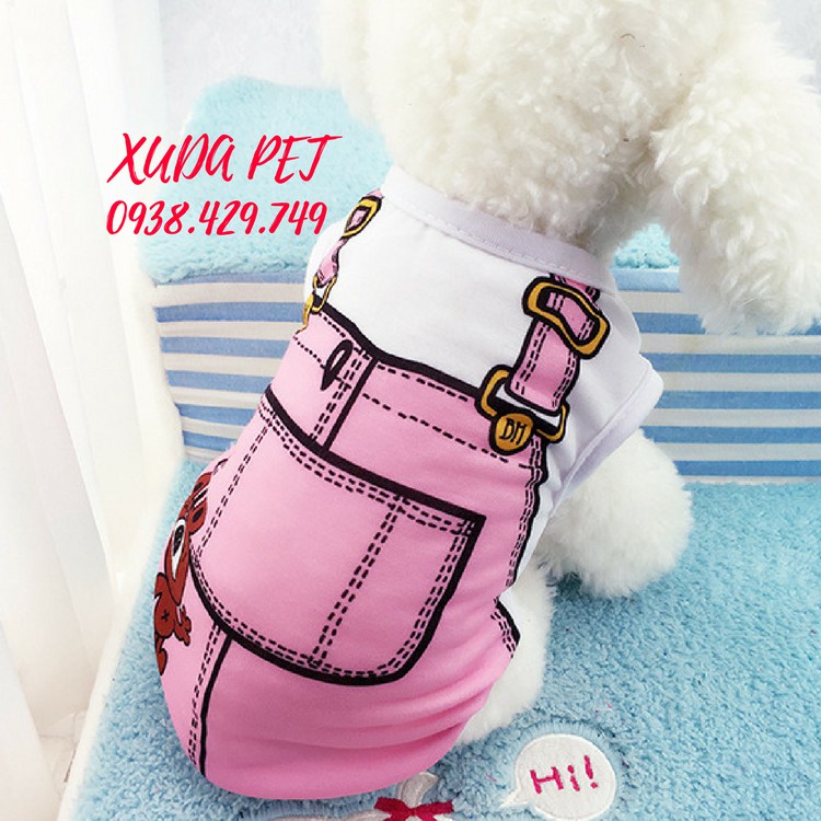 [MUA NHIỀU GIẢM GIÁ] QUẦN ÁO CHÓ MÈO ĐẸP XUDAPET-XDP01QA