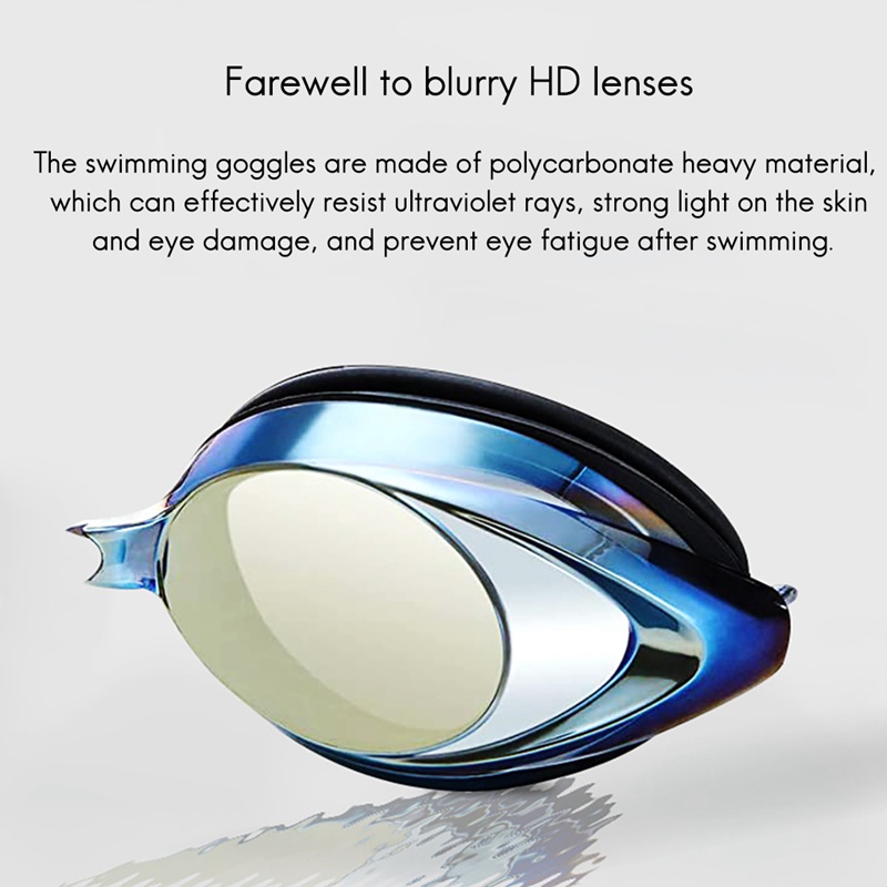 Kính bơi chuyên nghiệp cho trẻ em Người lớn Trò chơi đua xe Bơi kính chống sương mù Kính bơi Hồ xanh