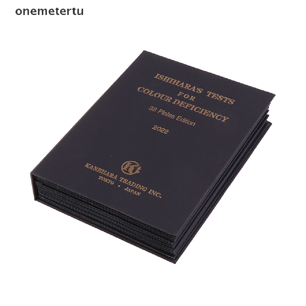 Onemetertu Ishihara Book 38 Tấm Sách Kiểm Tra Sức Khỏe Màu Sắc Mù