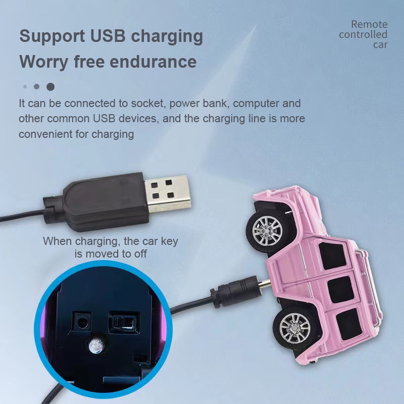 Mới Mini Điều Khiển Từ Xa Ô Tô Đồng Hồ Đồ Chơi Dễ Thương Cổ Tay Đua Xe Dây Sạc Usb Hình Hoạt Hình Xe Đua Đồ Chơi Trẻ Em