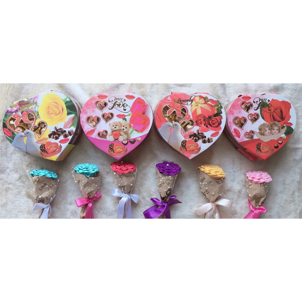 Hộp kẹo socola trái tim tặng người yêu thương quà tặng cho ngày lễ tình nhân