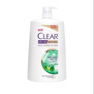 (12/25) Dầu gội Clear bạc hà 1.4kg