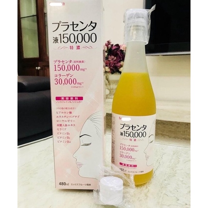 Nước Uống Nhau Thai Cừu FRACORA PLACENTA Nhật Bản 480ml