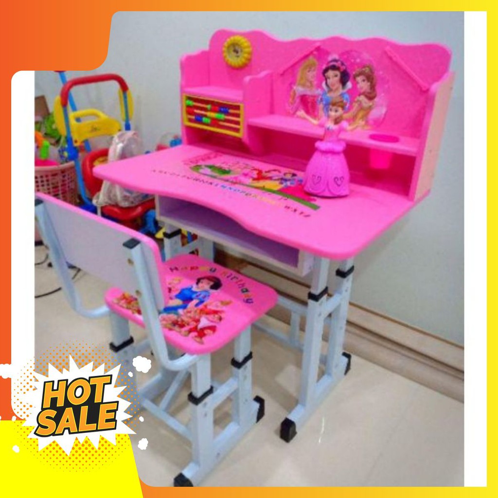 Bàn học sinh Tăng chỉnh độ cao phù hợp cho trẻ từ 3 tuổi - 12 tuổi