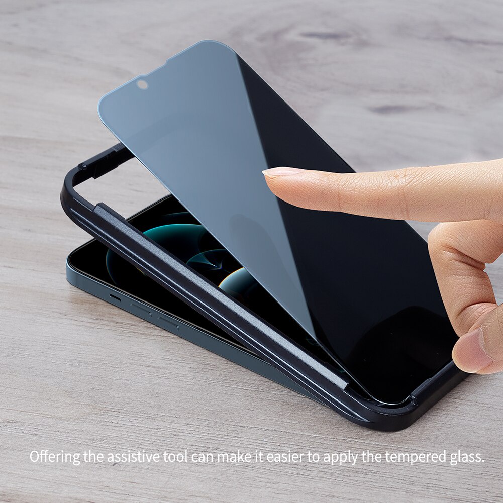 Kính Cường Lực iPhone 13 Pro Nillkin Chống Nhìn Trộm bảo vệ toàn màn hình Cho iPhone13 Mini / 12 Pro Max