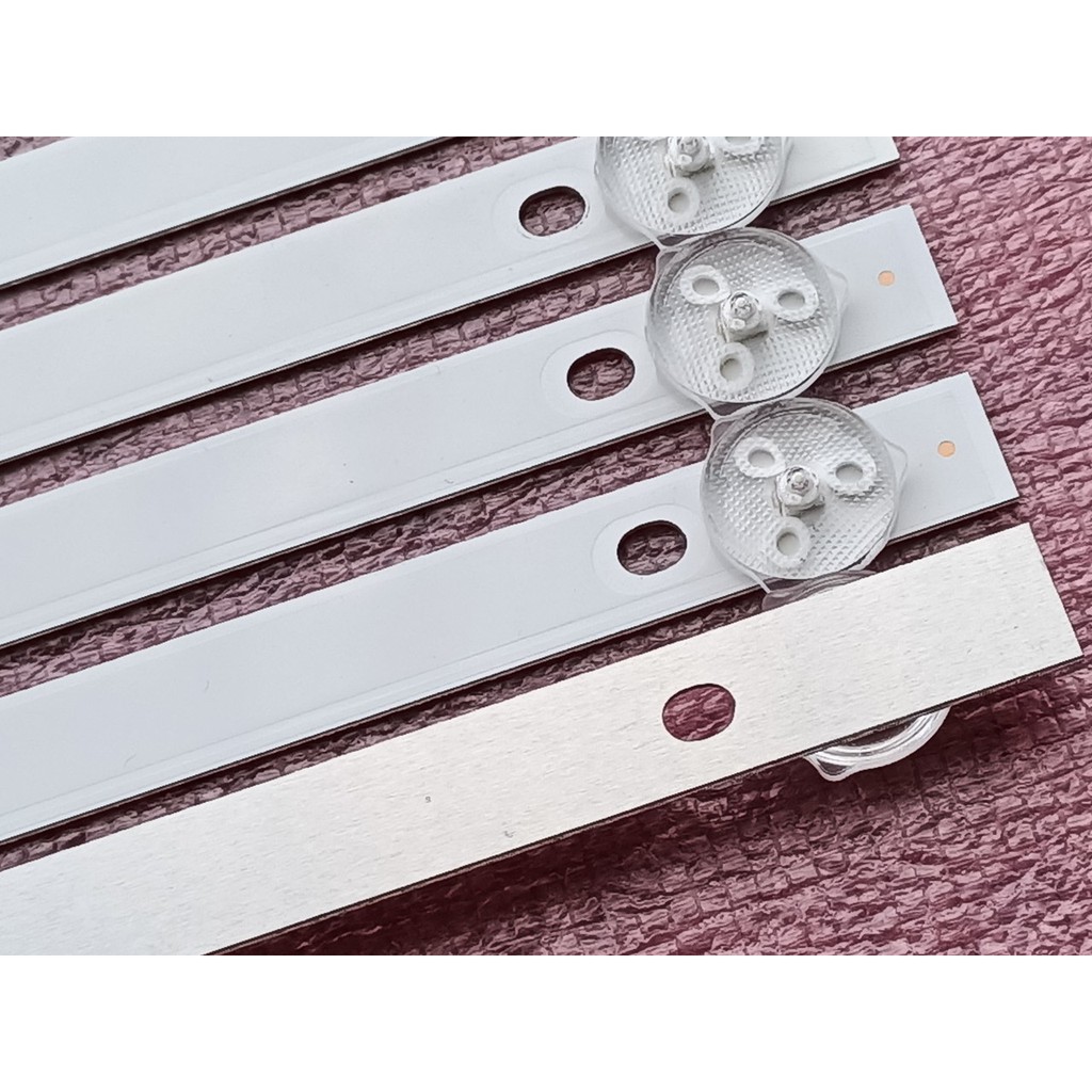 BỘ LED TIVI A SANZO TCL 49AT500 50T890 50AS600 BỘ 8 THANH, MỖI THANH 4 BÓNG 6V, MỚI 100% HÀNG ZIN HÃNG K430WDC1 A4