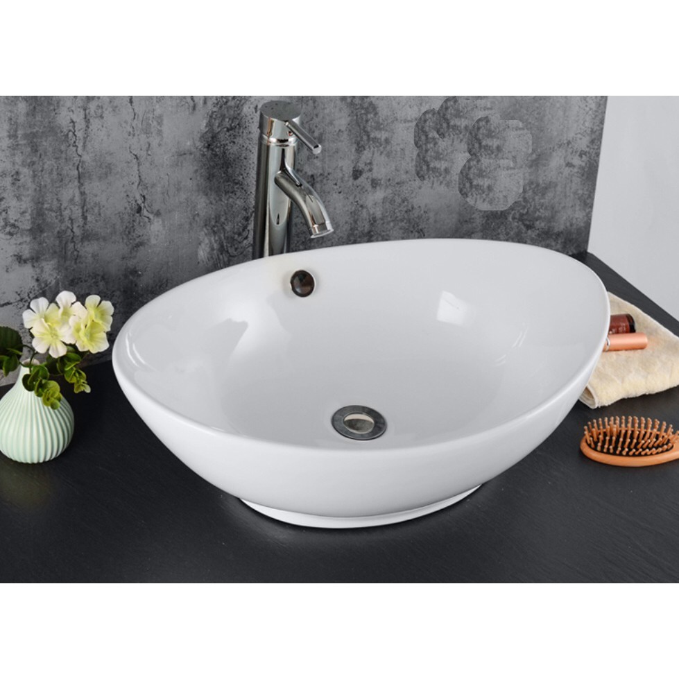 Chậu rửa mặt lavabo men tuyết nano chống bám bẩn (nghỉ bán thanh lý)