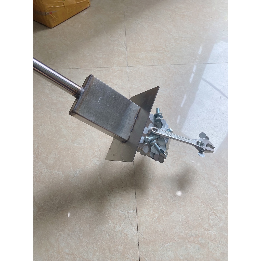 Xẻng nam châm hút sắt, dụng cụ hút sắt tiện ích, tách lọc tạp chất kim loại lẫn trong nguyên liệu