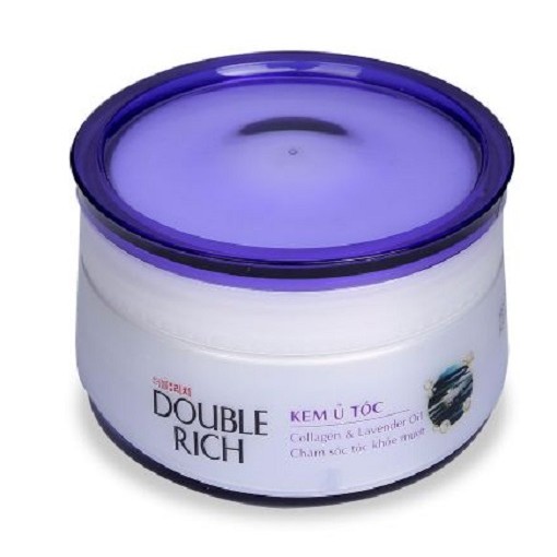 Kem Ủ Dưỡng Mượt Tóc Double Rich Collagen &amp; Lavender Oil Hair Mask 150g