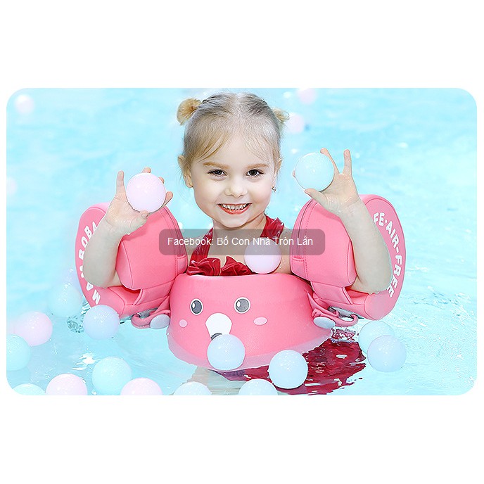 Phao tay Phao ngực không bơm hơi cho bé 3 4 5 6 7 tuổi mambobaby - Mambo Baby - Hàng luôn có sẵn ShipNow và GrabExpress