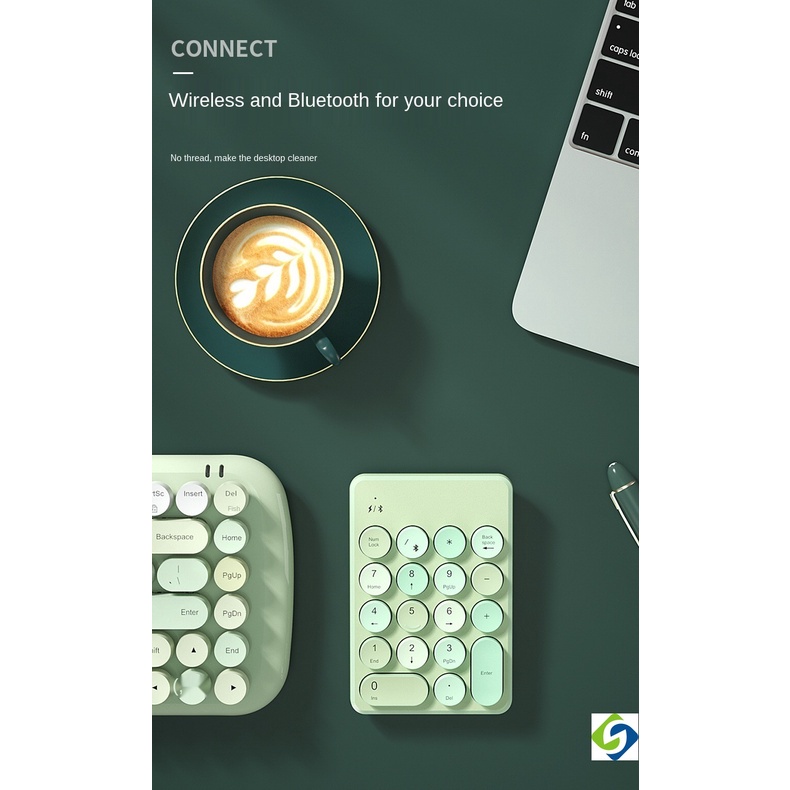 Bàn Phím Số Không Dây Bluetooth Kỹ Thuật Số Và Bàn Phím Số Máy Tính Để Bàn Văn Phòng