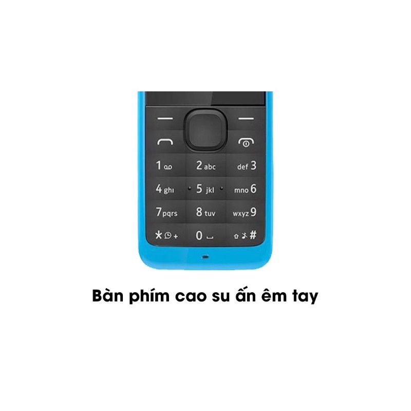 Điện Thoại Nokia 105, Điện thoại giá rẻ, nghe gọi loa lớn, Điện thoại nokia cổ có pin sạc, bảo hành 12 tháng 1 đổi 1