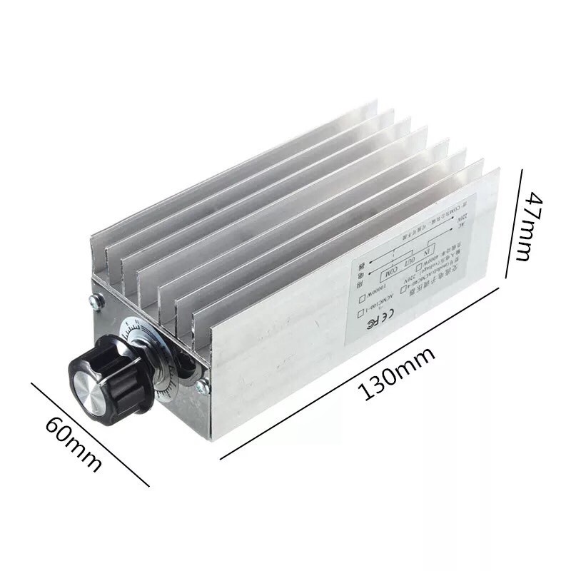 Denshitaro Dimmer 6000W- Bộ điều chỉnh AC 6000W 220V BTA41600 D00-185