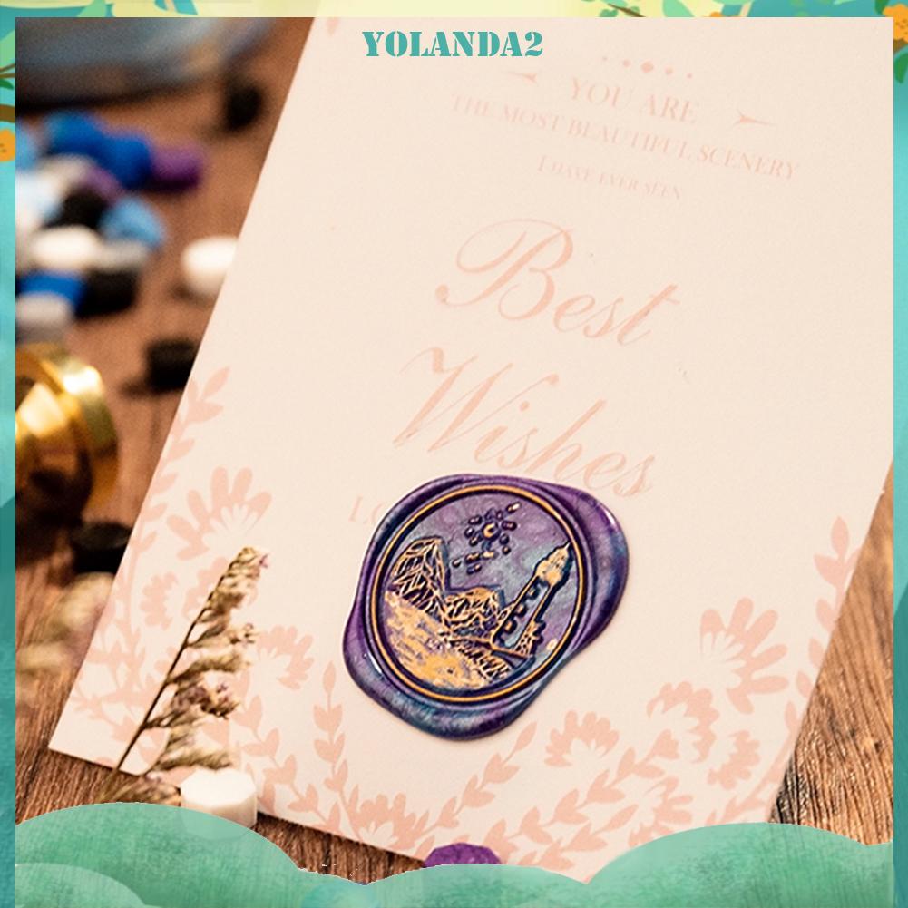 200 Hạt Sáp Bát Giác Cổ Điển Đóng Dấu Niêm Phong Bao Thư