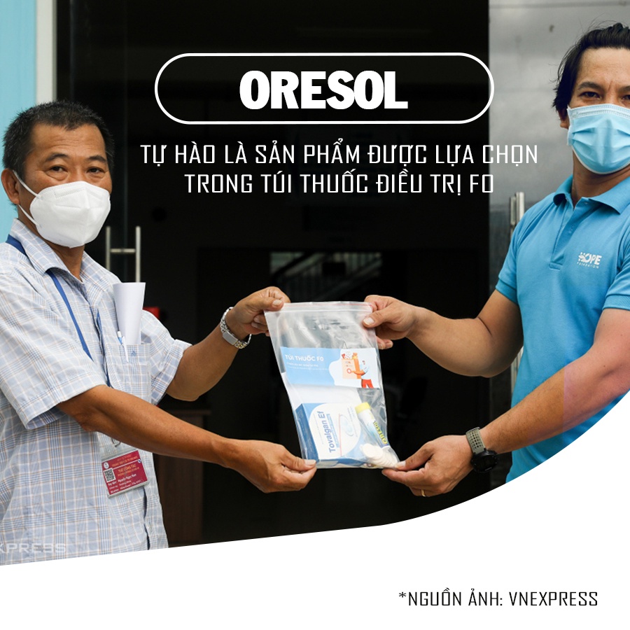 Viên sủi Oresol Pluz giúp cơ thể bù nước và điện giải