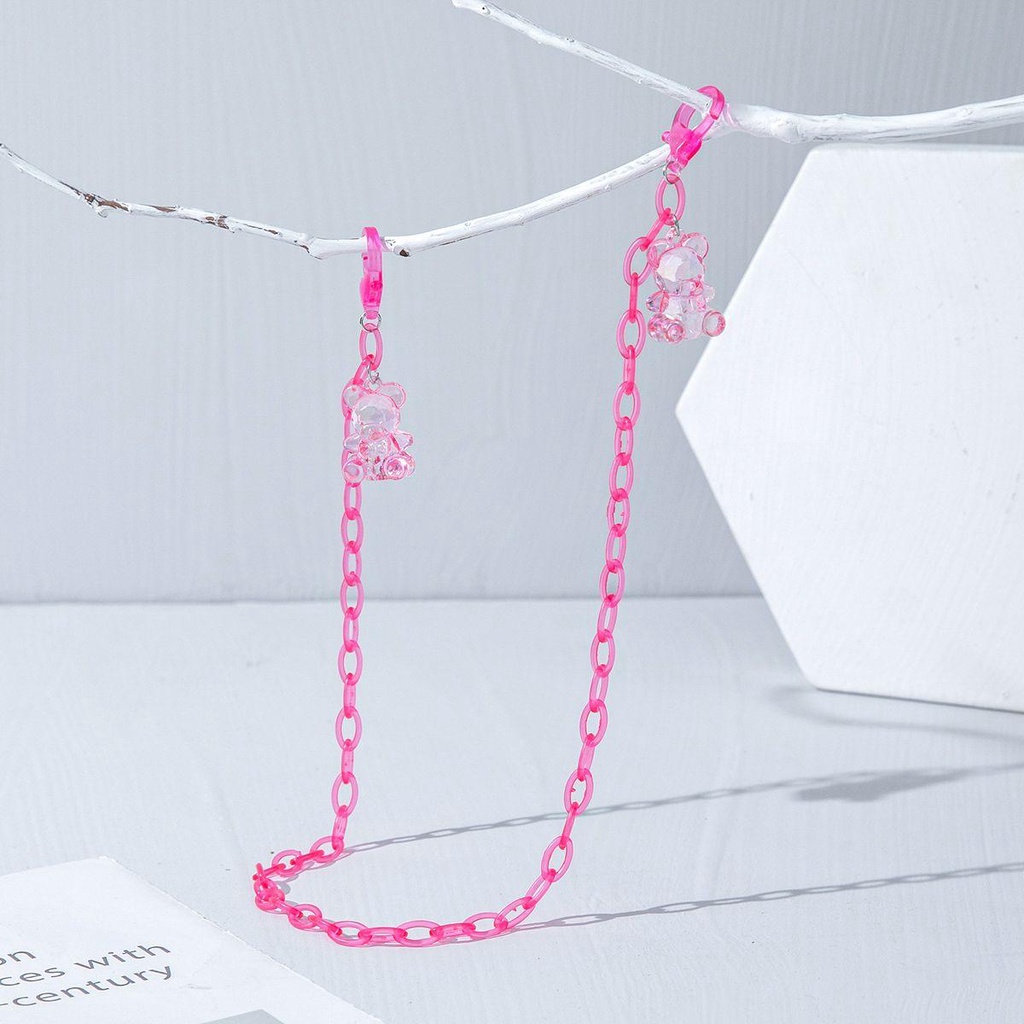 Dây Đeo Mắt Kính Trong Suốt 15H Màu Kẹo Ngọt Dành Cho Nam Nữ