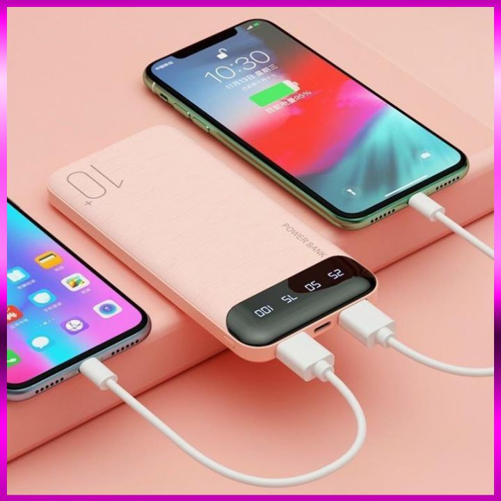 Sạc dự phòng WK161-163  20000mAh /10000mAh  Pin Sạc dự phòng thông minh tích hợp đèn Led hỗ trợ 4 cổng sạc