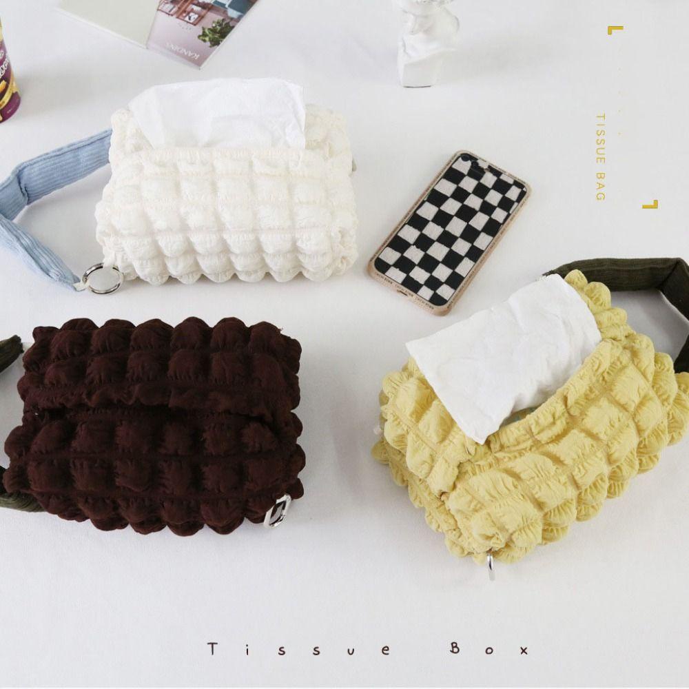 Túi Đựng Khăn Giấy Bằng Polyester Mềm Mại Tiện Dụng Giá Đỡ