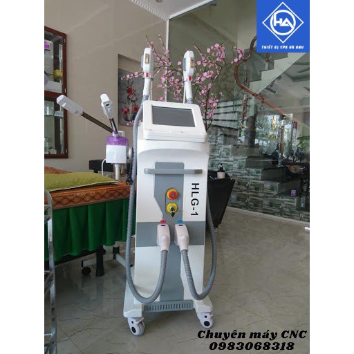 Máy triệt lông xóa xăm 2in1 HLG-1