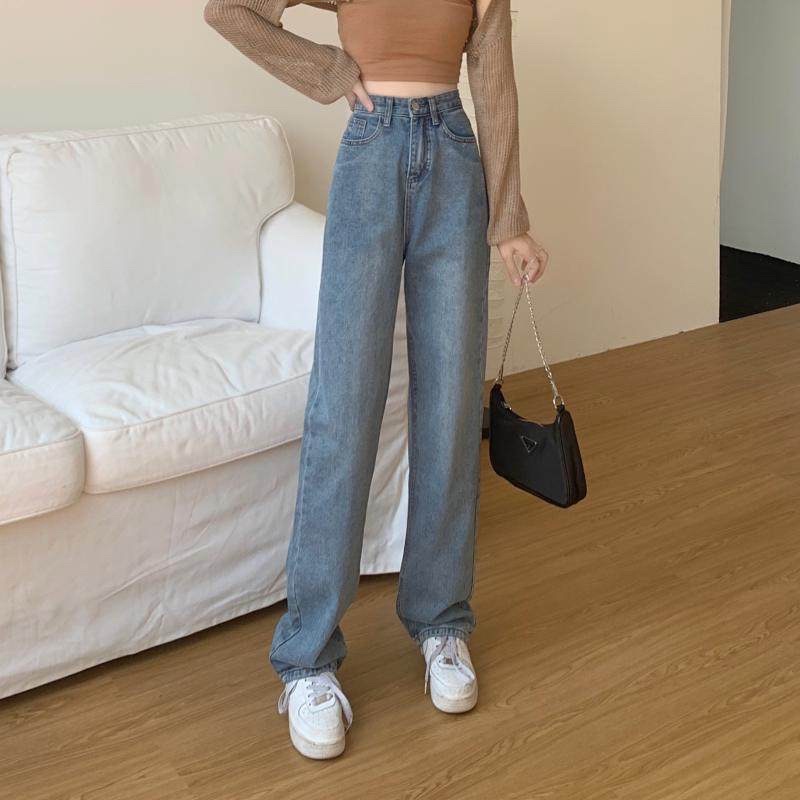 Quần Jeans Ống Xuông