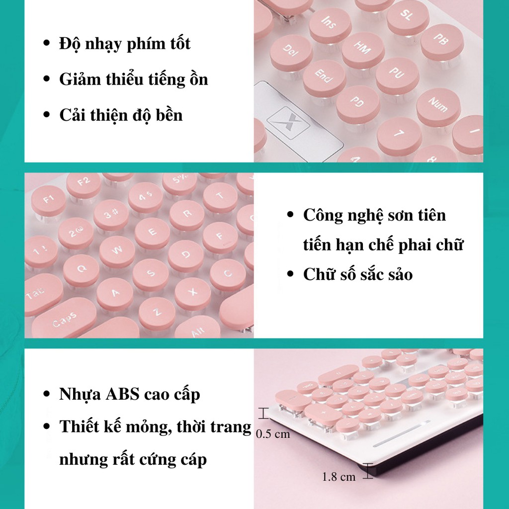 Combo Bàn Phím Và Chuột Có Dây Cao Cấp N518 -  Bộ Chuột & Bàn Phím Có Đèn Led - Min STORE | WebRaoVat - webraovat.net.vn