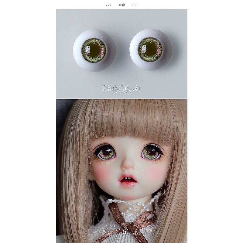Phụ kiện mắt búp bê BJD 10mm12mm14mm16mm18mm tỉ lệ 1/3 1/4 1/6 1/8 1/12
