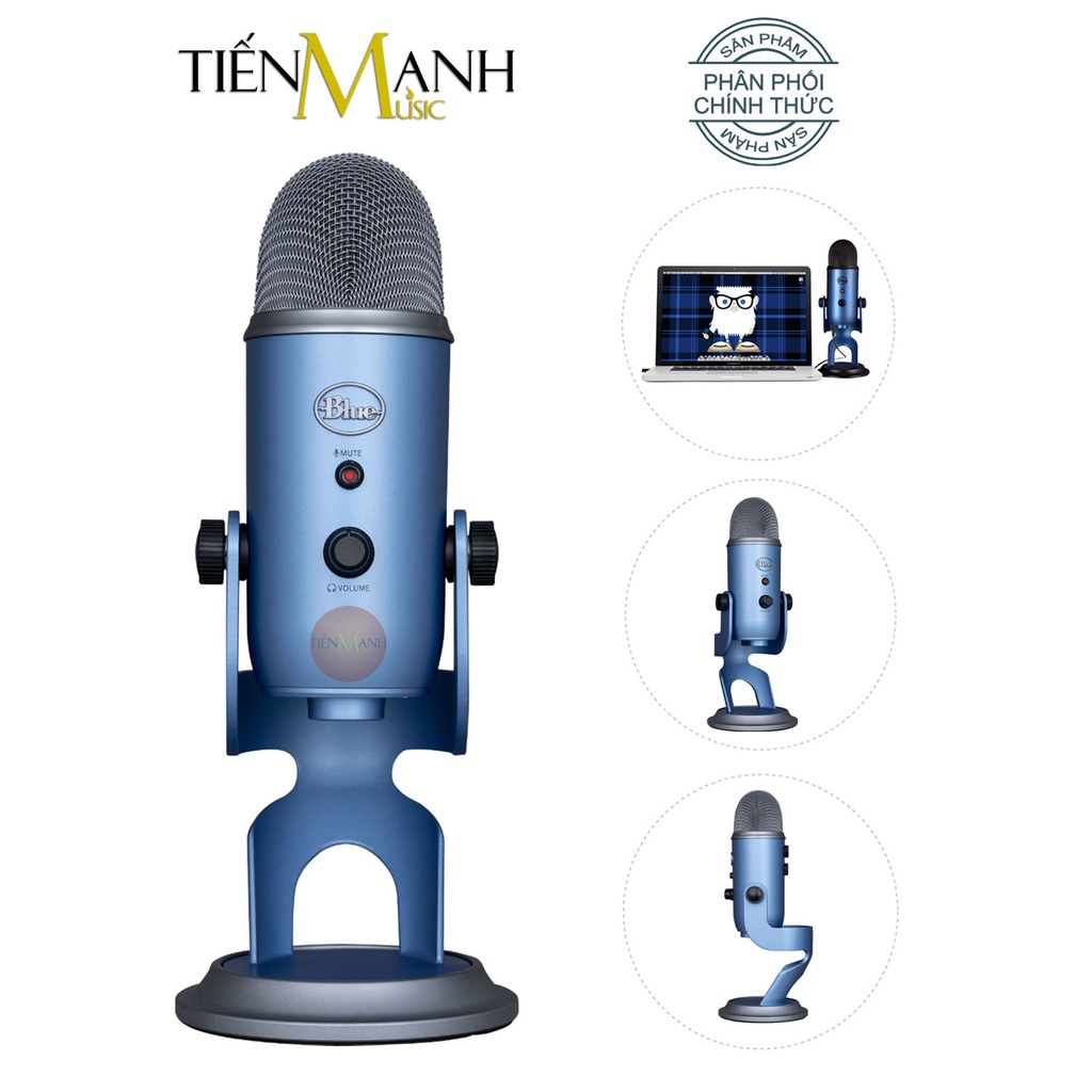 [Mặc Cả Còn 3TR890] Micro Blue Yeti USB Condenser - Mic Thu Âm Podcast, Livestream, Radio, ASMR Microphone Phòng Studio