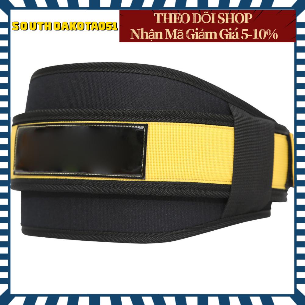Southdakota051 Đai tập thể thao tạ thoáng khí Hấp thụ mồ hôi có điều chỉnh Độ thắt chặt bảo vệ vòng eo