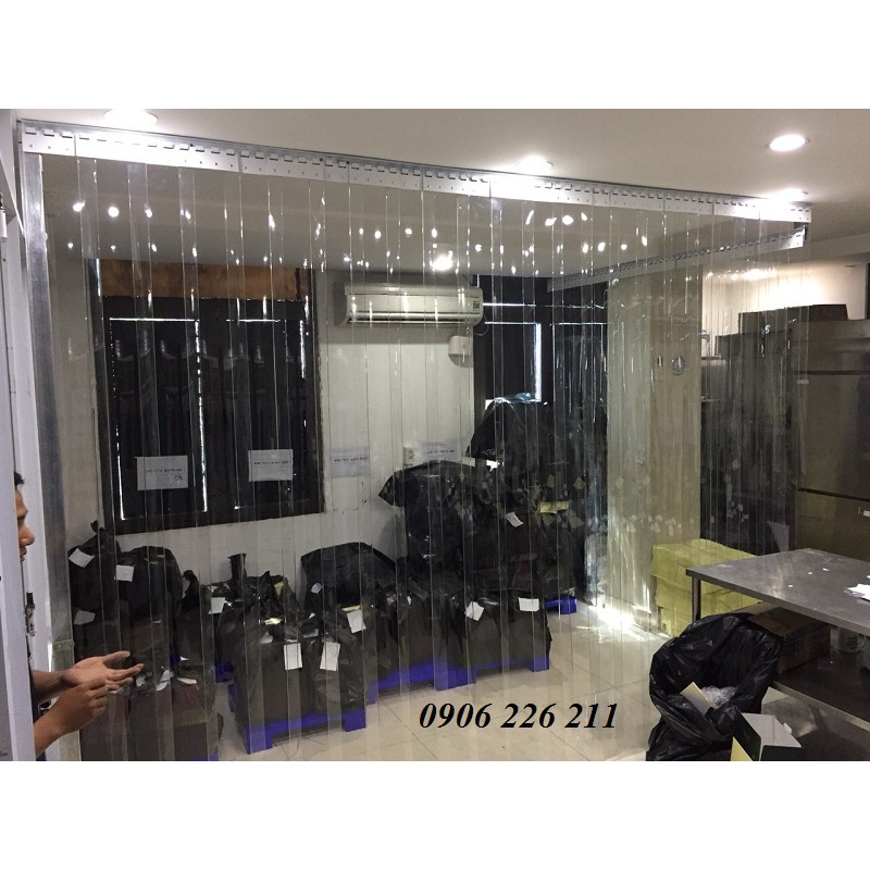 Rèm nhựa PVC ngăn lạnh làm theo yêu cầu dày 1,5mm