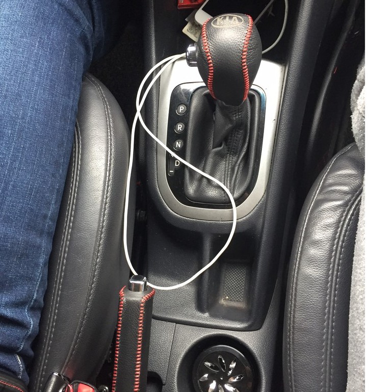 Bọc Cần Số, Tay Phanh xe KIA Forte, Cerato, Rio Số Tự Động 2011-2013, Da Bò Nhiều Màu Sắc..