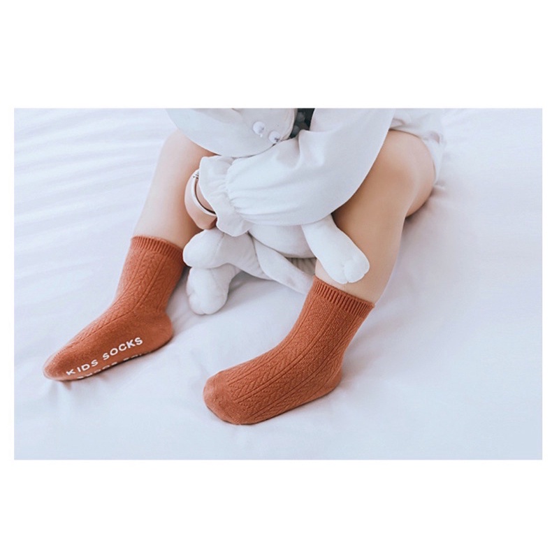 Set 5 đôi- Tất cotton co giãn cho bé xinh xắn dễ thương phong cách Hàn Quốc