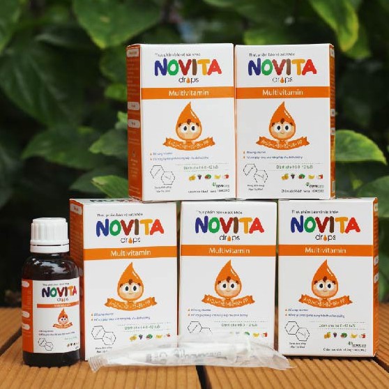 NOVITA Drop 30ml – Vitamin tổng hợp dạng nhỏ giọt cho trẻ từ 0 đến 12 tuổi, tăng cường đề kháng và hấp thu dinh dưỡng