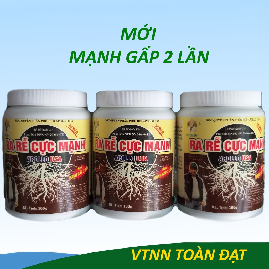 Ra Rễ Cực Mạnh - Phân Bón Ra Rễ Super Roots cho cây trồng (100g)