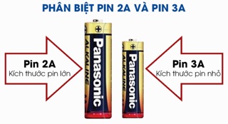 Vỉ 2 viên Panasonic Alkaline AAA/ AA