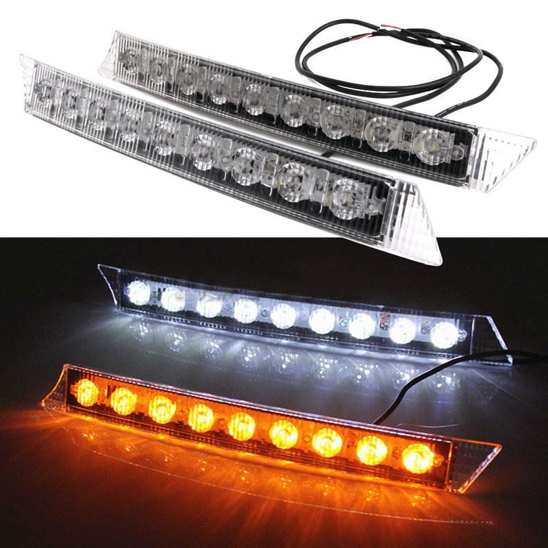 Bộ 2 Dây Đèn LED DRL Trang Trí Chạy Ban Ngày
