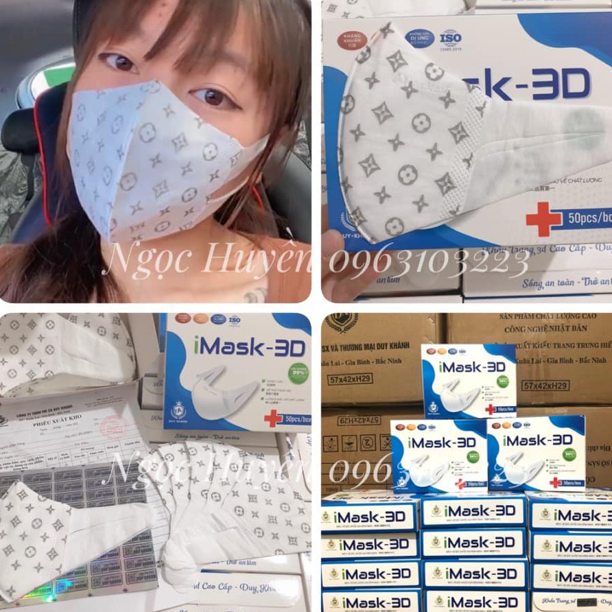 [Hộp 50c] Khẩu Trang 3D Mask Công Nghệ Nhật Bản Chính Hãng Công Ty( Duy Khánh, Monji, XL, Xuân Lai,Nam Anh)