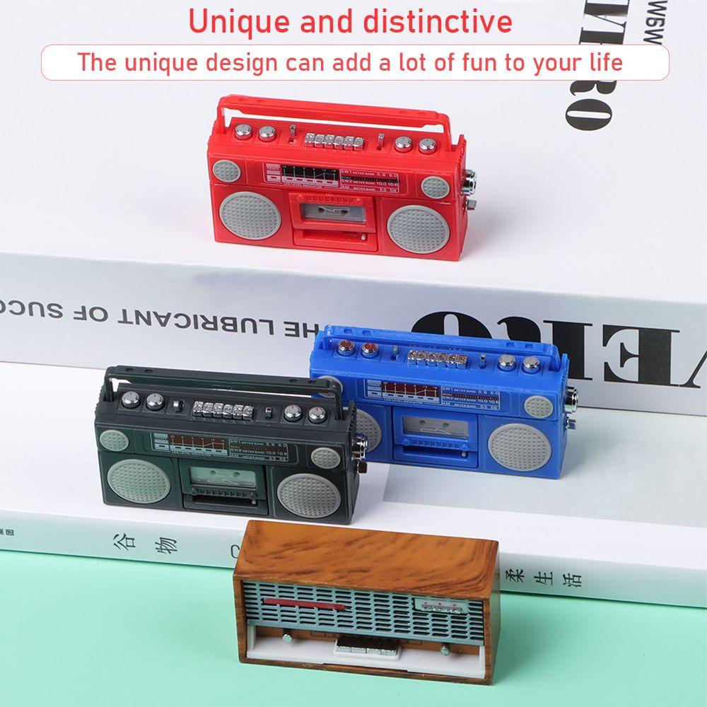 BEBETTERM Radio Đồ Chơi Tỉ Lệ 1: 12 Trang Trí Nhà Búp Bê