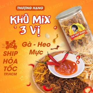 Khô mix 3 vị (gà,heo,mực) - ĂN VẶT SU SU