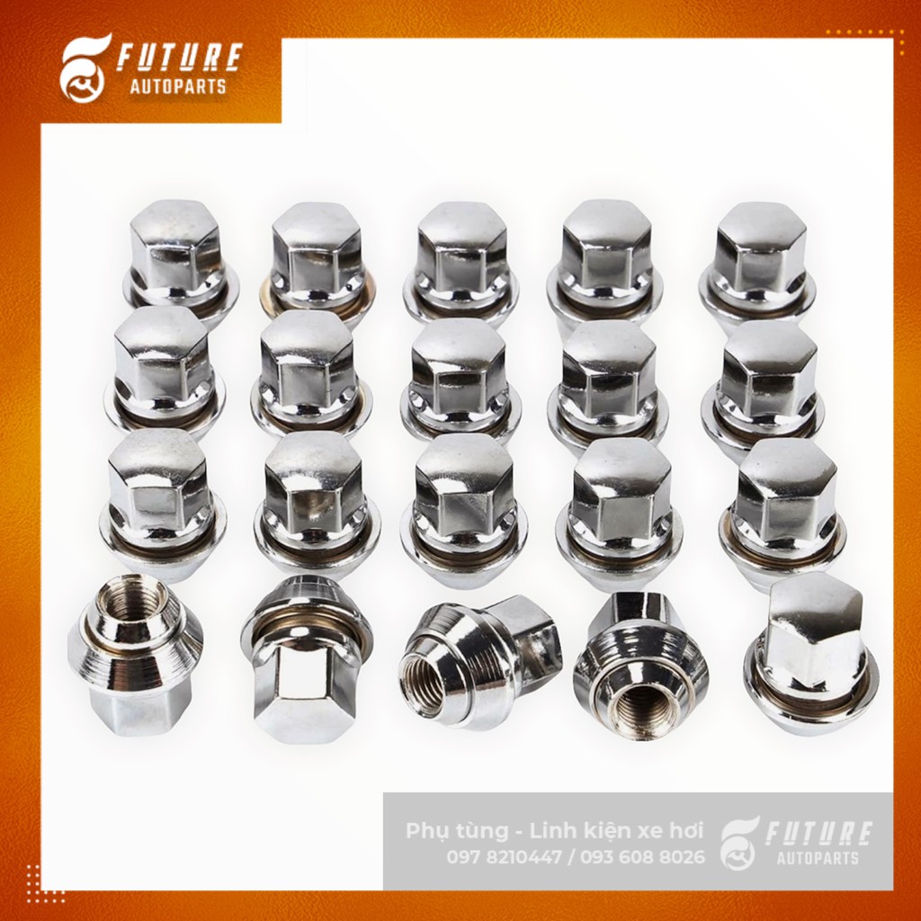 Ốc bánh xe, Ốc tắc kê, Êcu đai ốc bắt lốp, lazang xe Ford Focus, Ford Fiesta loại hàng đúc khối - Future Autopart
