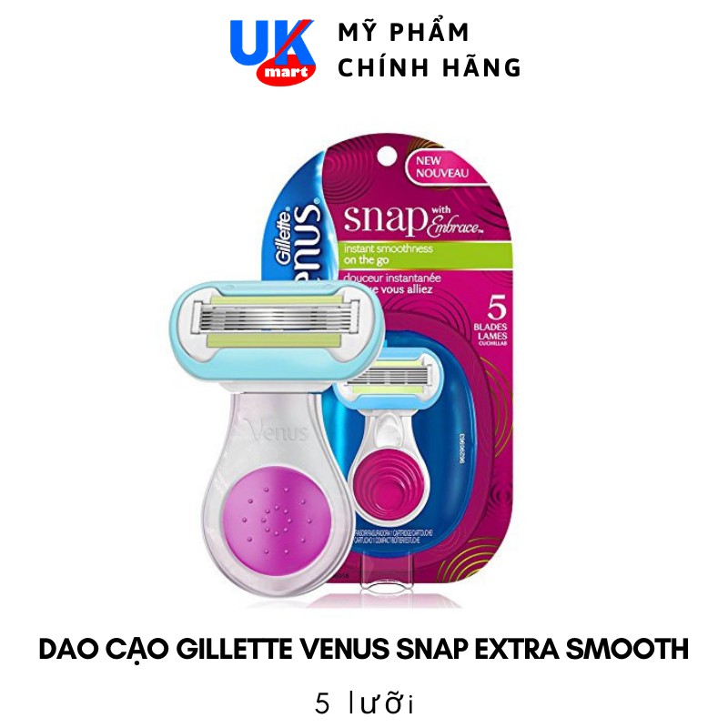 Dao Cạo Lông Cho Nữ Gillette Venus Snap 5 Lưỡi