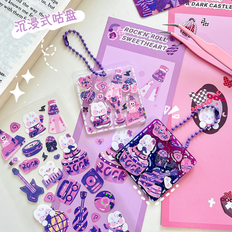 Flowertree 1 Sticker Dán Trang Trí Hình Gấu Thỏ