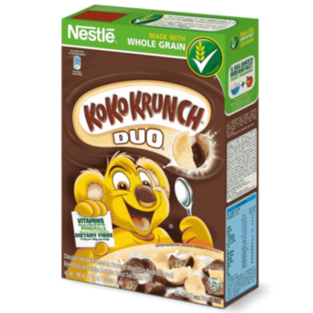 [FREESHIP 99K TOÀN QUỐC Ngũ Cốc Ăn Sáng Koko Krunch Duo Nestlé Hộp 330G